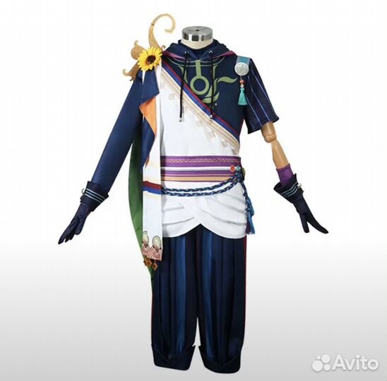 Костюм с париком косплей аниме Геншен Тигнари