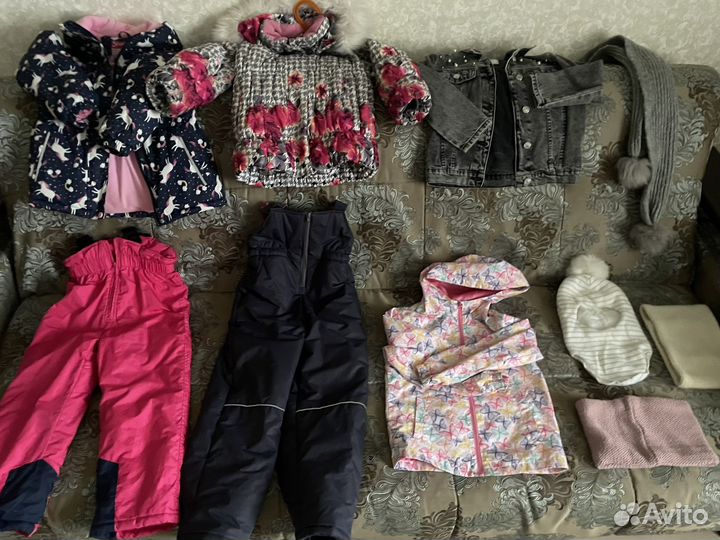 Вещи пакетом на девочку 122-134