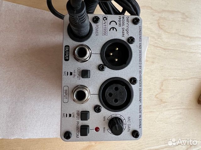 Behringer fbq100 подавитель обр связи и процессор