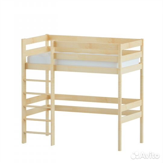 Кровать чердак детская из сосны