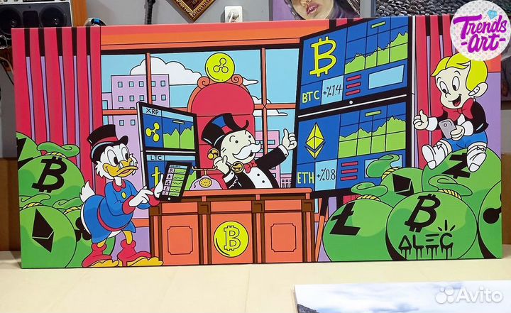 Картины Alec Monopoly оригинал репродукция копия