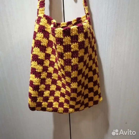 Вязаный шопер