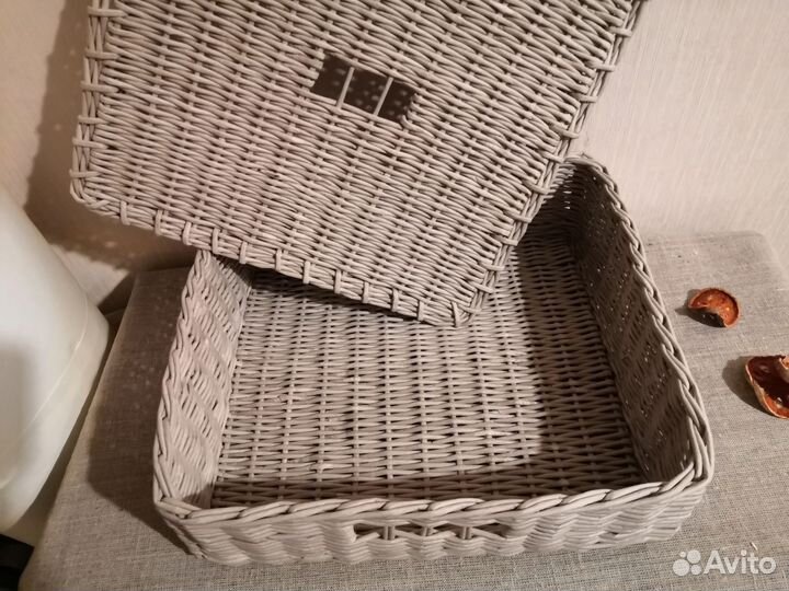 Коробка плетеная