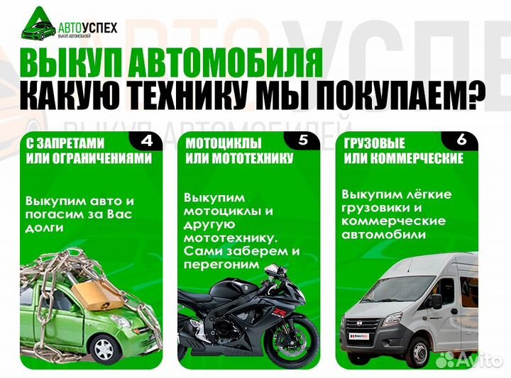 Выкуп авто. Купим Ваш автомобиль