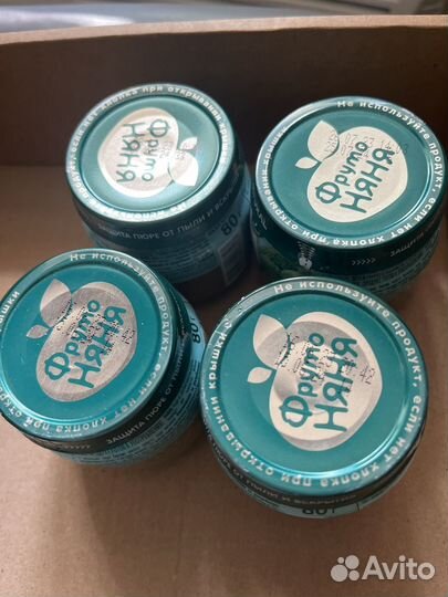 Детское питание пюре Фрутоняня мясное и овощное