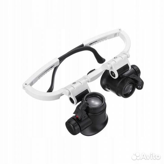 Лупа-очки налобная бинокулярная 8х - 23x