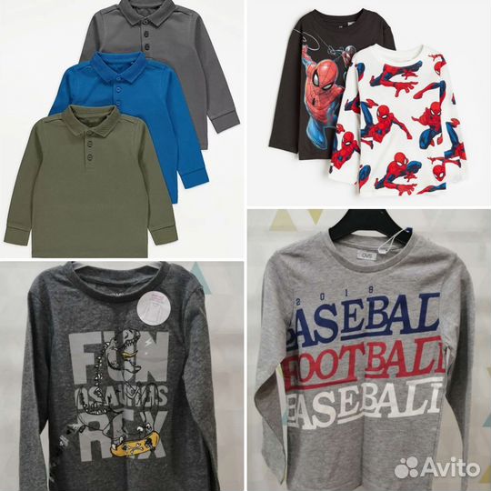 Лонгслив лонг kiabi H&M spider man