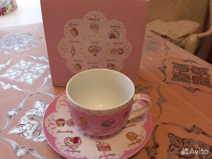 Чашка с блюдцем