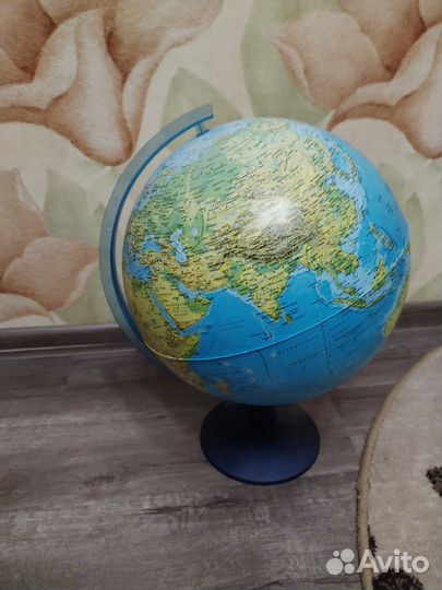 Глобус с 3Д очками