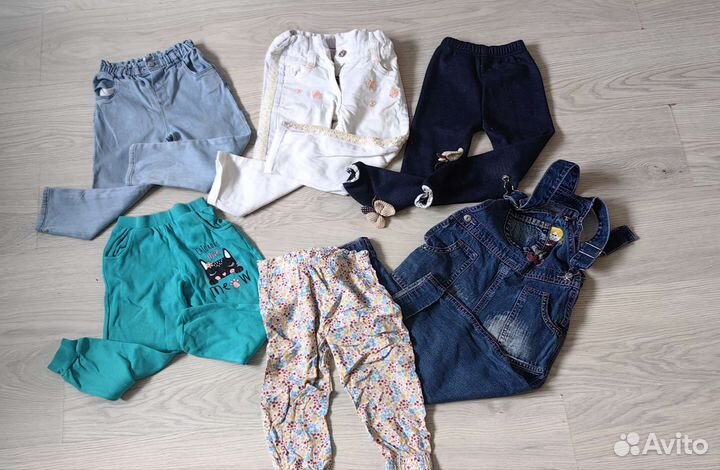 Большой пакет вещей для девочки