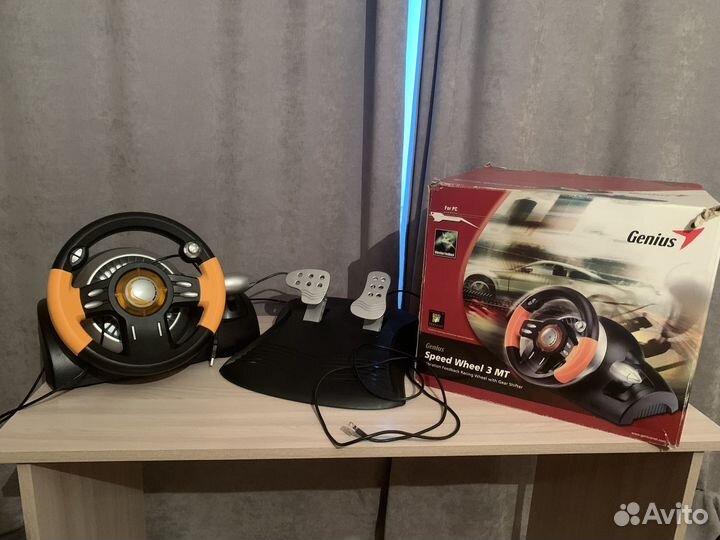 Игровой руль Genius Speed Wheel 3MT