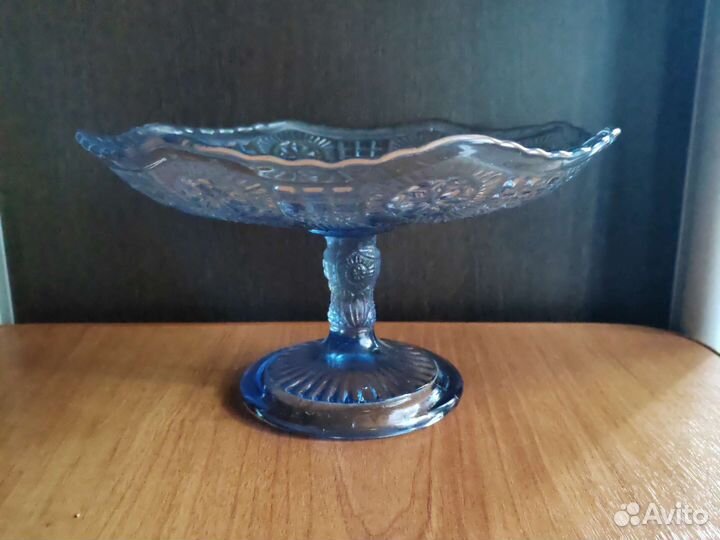 Ваза для фруктов на ножке СССР