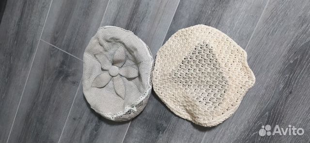 Льняные летние шапочки