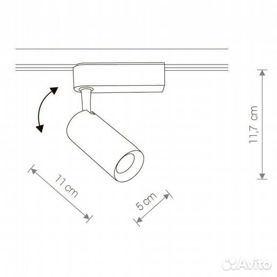 Светильник потолочный светодиодный