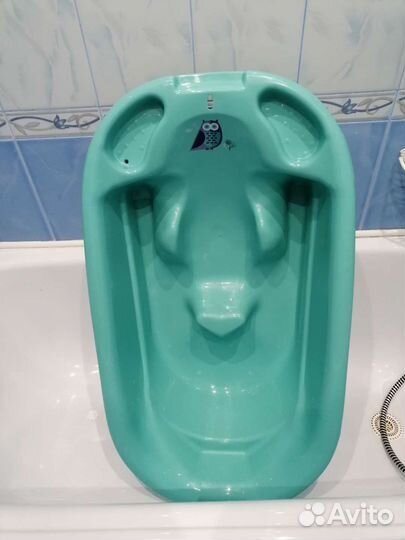 Ванночка для купания с горкой