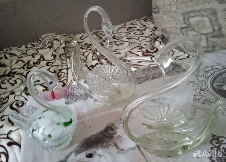 Лебедь стекло СССР