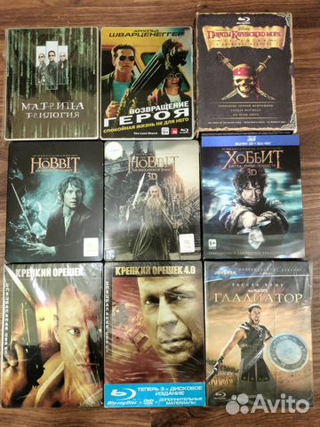 Blu-ray блю-рей диски коллекция купить в Москве | Электроника | Авито