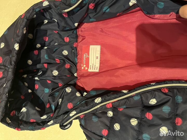 Куртка детская демисезонная 98