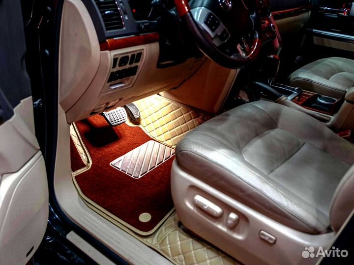 Автоковрики на Toyota Land Cruiser 200 7 мест 2015г