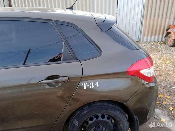 Крыло заднее левое четверть ситроен С4 В7