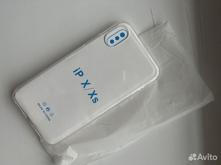 Чехол на iPhone x/хs прозрачный Новый