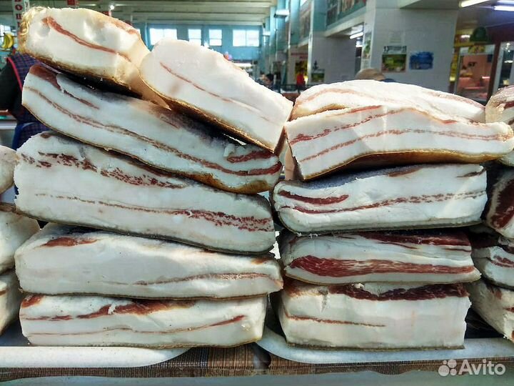 Сало соленое, копчености, деликатесы