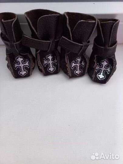 Ботинки обувь кожа для собаки