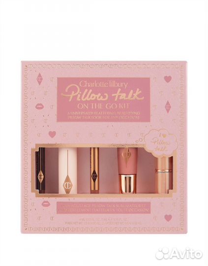 Charlotte tilbury набор pillow talk on the go kit