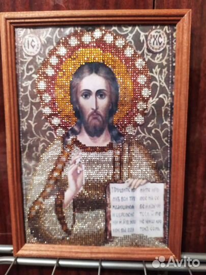 Икона алмазная вышивка
