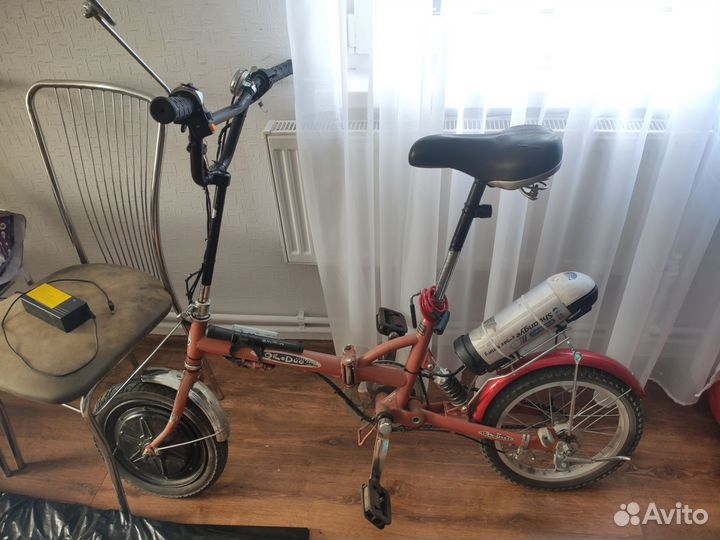 Электровелосипед складной