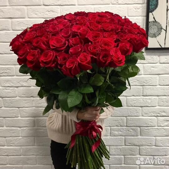 Букет из 51 розы по предзаказу