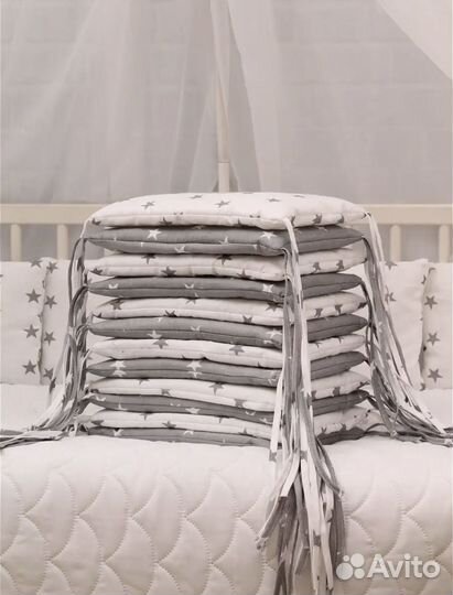 Бортики на кроватку