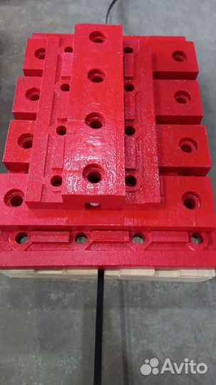 Било, броня, молоток, футеровка для дробилок