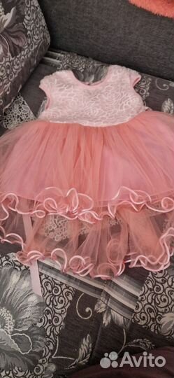 Платье на девочку 68 70см