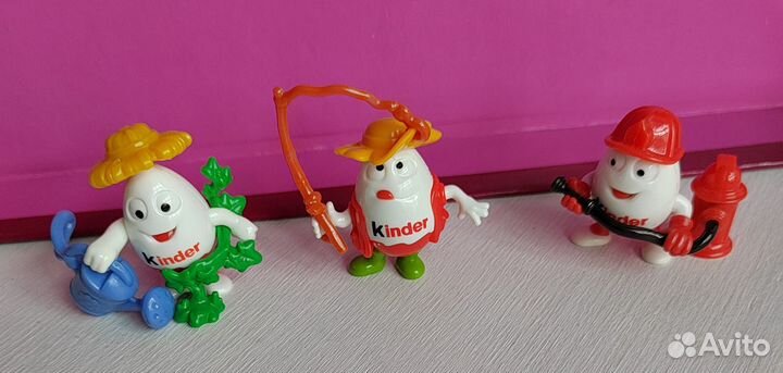 Игрушки киндерино - профессии