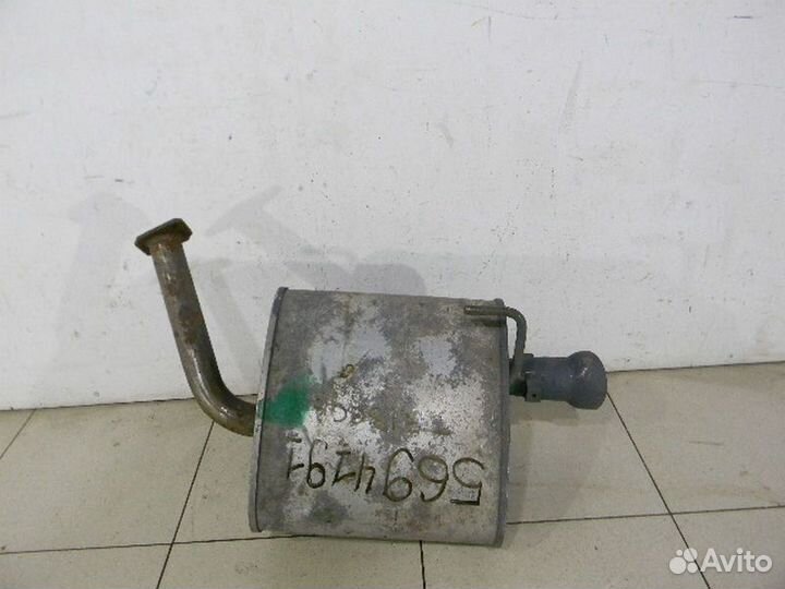 Задняя банка глушителя