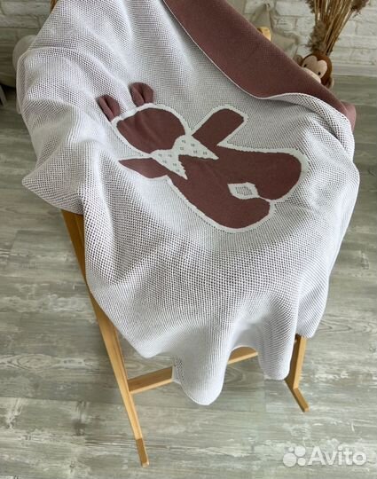 Детский плед хлопок