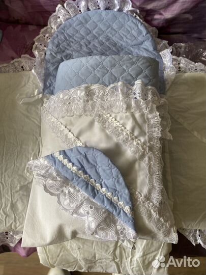 Конверт на выписку весна осень для мальчика