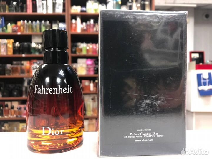 Парфюм Мужской Dior Fahrenheit Диор Фаренгейт 75ml