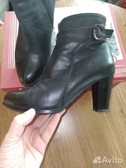 Ботильоны кожа