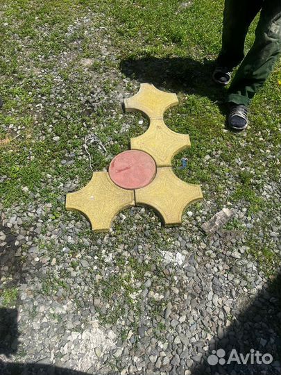 Тротуарная плитка б/у, сто квадратов