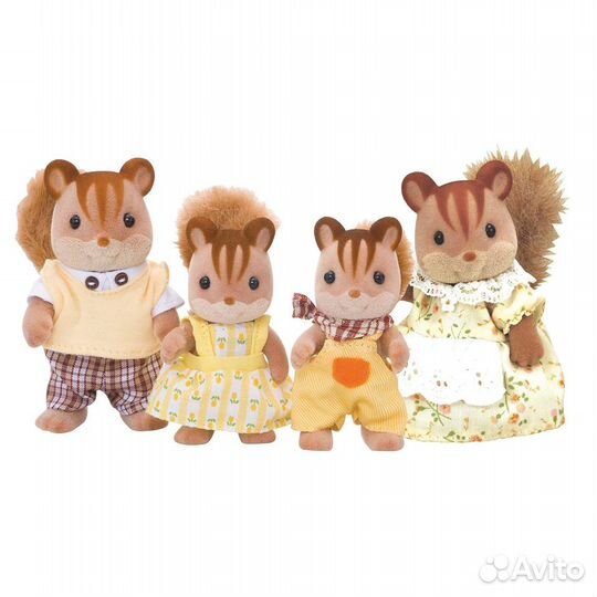 Новый Набор Семья белок Sylvanian Families в упак
