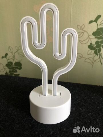Светильник ночник кактус