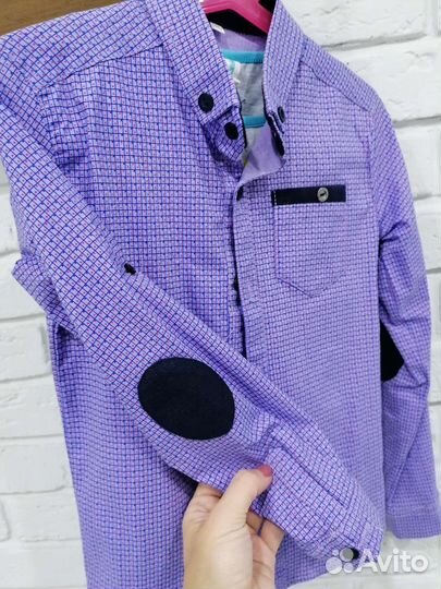 Рубашка детская для мальчиков 116-128