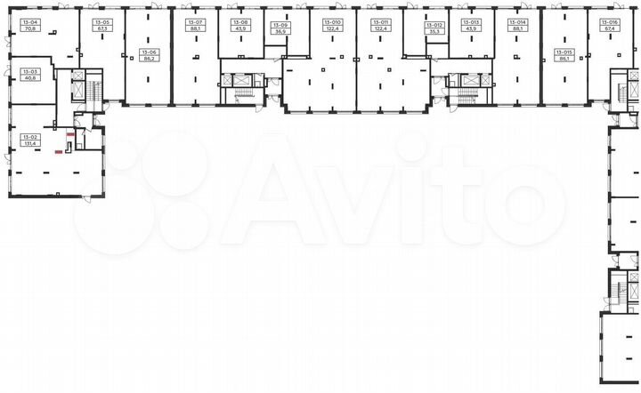Аренда, торговое помещение площадью 36.9 кв.м