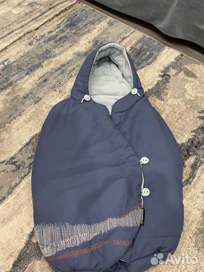 Автокресло maxi cosi pebble с базой и конвертом 0+