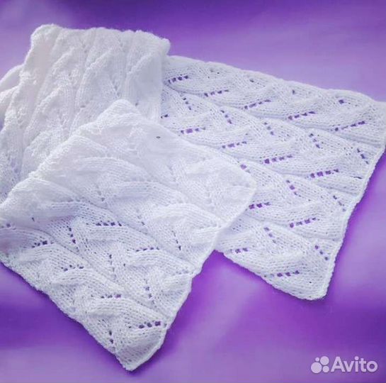 Вязаные шарфы и бактус ручная работа