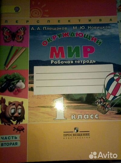 Плешаков Окружающий мир. 1 класс. Рабочая тетрадь