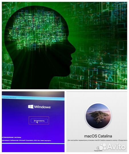Установка Windows 7-10 /Mac OS