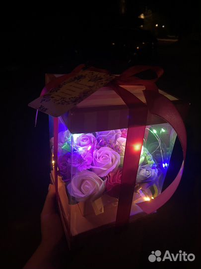 Ночник букет из цветов